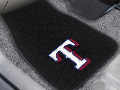 Weather Car Mats MLB Texas Rangers 2-pc Embroidered Front Car Mats 18"x27"