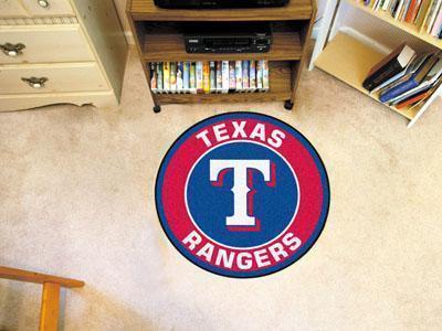 Round Rugs For Sale MLB Texas Rangers Roundel Mat 27" diameter