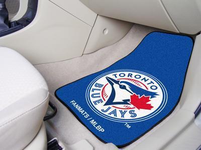 Weather Car Mats MLB Toronto Blue Jays 2-pc Carpeted Front Car Mats 17"x27"
