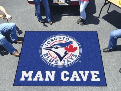 Grill Mat MLB Toronto Blue Jays Man Cave Tailgater Rug 5'x6'
