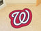 Custom Logo Rugs MLB Washington Nationals Mascot Custom Shape Mat