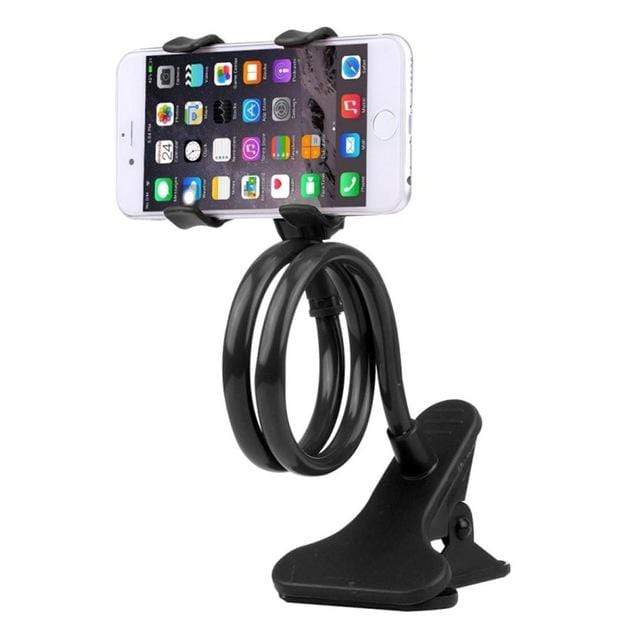 Mobile Lazy Bracket Two Clamp Flexible Phone Stand Holder for Cellphone Support AExp