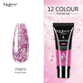 Mobray 15ml Poly Nail Gel Kit Quick Building Set Poly UV Gel Nail Gel Nail Polish For Nail Extensions Acrylic Gel Polish Nails AExp