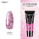 Mobray 15ml Poly Nail Gel Kit Quick Building Set Poly UV Gel Nail Gel Nail Polish For Nail Extensions Acrylic Gel Polish Nails AExp