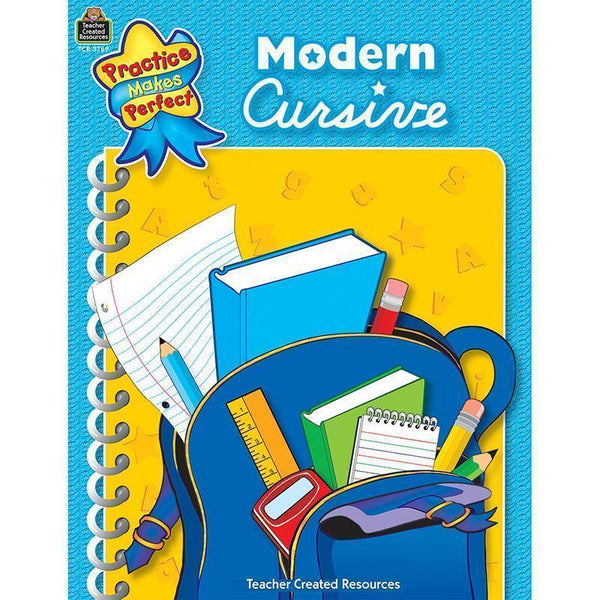 MODERN CURSIVE GR 1-2 PRACTICE-Learning Materials-JadeMoghul Inc.