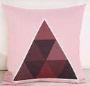 Modern Minimalist Geometric Cushion Pink Triangle Animal Deer Antler Letter Throw Pillows Headrest For Nordic Style Home Decor-A4-45x45cm Just Cover-JadeMoghul Inc.