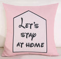 Modern Minimalist Geometric Cushion Pink Triangle Animal Deer Antler Letter Throw Pillows Headrest For Nordic Style Home Decor-A5-45x45cm Just Cover-JadeMoghul Inc.