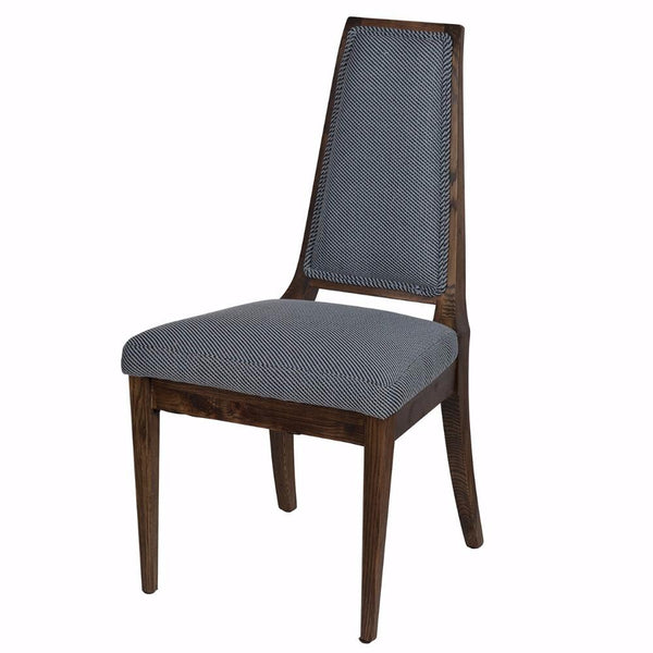 Modern Silhouetted Maeva Chair-Armchairs and Accent Chairs-Blue-AshtreeFoamCotton-JadeMoghul Inc.