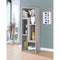Modern Style Wooden Bookcase, Gray-Book Cases-Gray-Wood-JadeMoghul Inc.