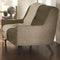 Modern Wood & Chenille Loveseat With Tufted Seating, Dove Gray-Living Room Furniture-Dove Gray-Wood & Chenille Fabric-JadeMoghul Inc.