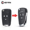 Modified Folding Remote Car Key Shell For Chevrolet Cruze Epica Lova Camaro For Opel Vauxhall Insignia Astra Mokka For Buick JadeMoghul Inc. 