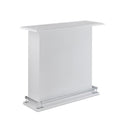 Modish Bar Table, White High Gloss-Console Tables-White-MDF PB-JadeMoghul Inc.