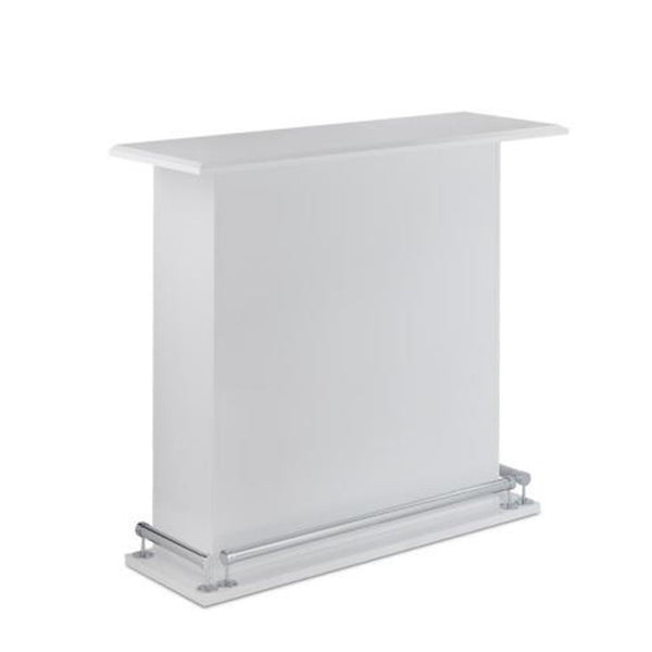 Modish Bar Table, White High Gloss-Console Tables-White-MDF PB-JadeMoghul Inc.