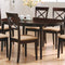 Modish Oval Shaped Wooden Dining Table, Brown-Dining Tables-Brown-Wood-Cappuccino-JadeMoghul Inc.