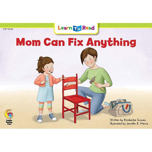 MOM CAN FIX ANYTHING LEARN TO READ-Learning Materials-JadeMoghul Inc.