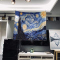 Mona Lisa Graffiti Tapestry Wall Hanging Bohemian Beach Mat Polyester Blanket Yoga Mat Home Bedroom Art Carpet AExp
