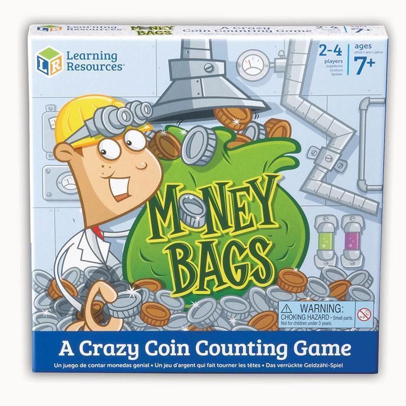 MONEY BAGS A COIN VALUE GAME GR 2+-Learning Materials-JadeMoghul Inc.