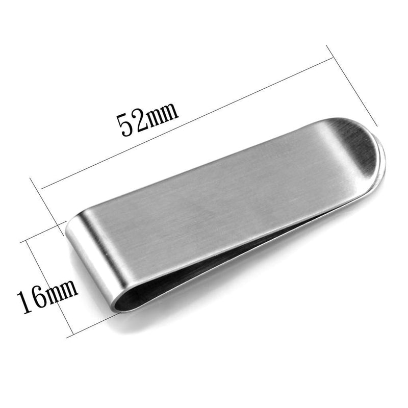 Money Clips For Men LO3379 Stainless Steel Money clip