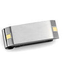 Money Clips For Men TK2069 Two-Tone Gold - Stainless Steel Money clip