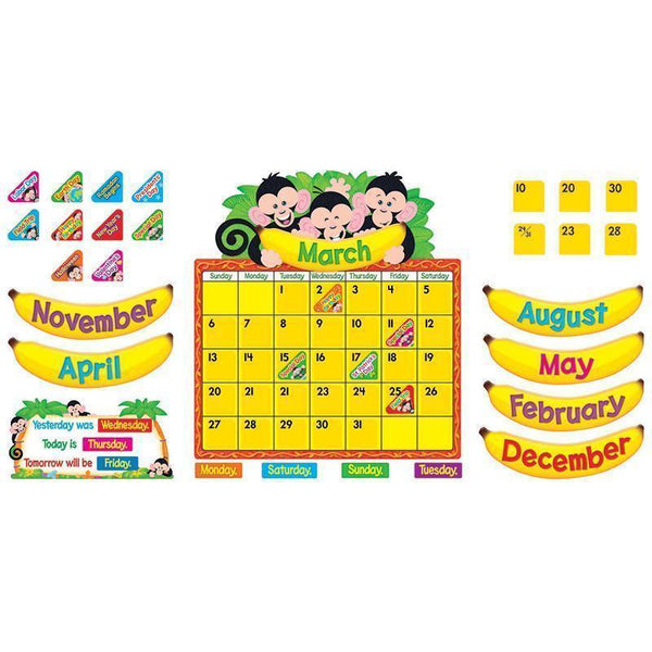 MONKEY MISCHIEF CALENDAR BB SET-Learning Materials-JadeMoghul Inc.