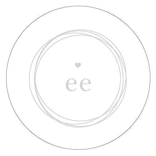 Monogram Simplicity Small Sticker - Modern (Pack of 1)-Wedding Favor Stationery-JadeMoghul Inc.