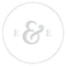 Monogram Simplicity Small Sticker - Simple Ampersand (Pack of 1)-Wedding Favor Stationery-JadeMoghul Inc.