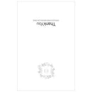 Monogram Simplicity Thank You Card With Fold - Botanical Wreath (Pack of 1)-Weddingstar-JadeMoghul Inc.