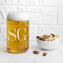 Christmas Present Ideas Monogrammed Can Glass