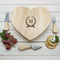 Cheese Board Ideas Monogrammed Romantic Wreath Heart Cheese Board