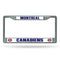 License Plate Frames Montreal Canadiens Chrome Frame