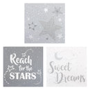 Moon and Stars Canvas Wall Art 3 Pack-DCR-WA-JadeMoghul Inc.