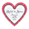 Moroccan Heart Sticker Ruby (Pack of 1)-Wedding Favor Stationery-Carribean Blue-JadeMoghul Inc.