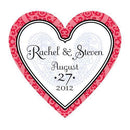 Moroccan Heart Sticker Ruby (Pack of 1)-Wedding Favor Stationery-Lemon Yellow-JadeMoghul Inc.