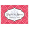 Moroccan Large Rectangular Tag Ruby (Pack of 1)-Wedding Favor Stationery-Lemon Yellow-JadeMoghul Inc.