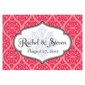 Moroccan Large Rectangular Tag Ruby (Pack of 1)-Wedding Favor Stationery-Red-JadeMoghul Inc.