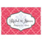 Moroccan Large Rectangular Tag Ruby (Pack of 1)-Wedding Favor Stationery-Ruby-JadeMoghul Inc.