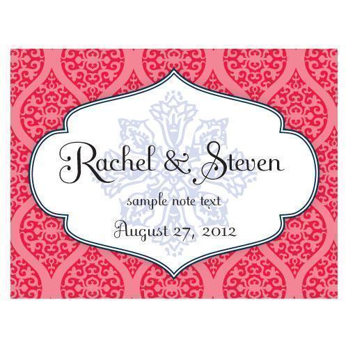 Moroccan Note Card Ruby (Pack of 1)-Table Planning Accessories-Carribean Blue-JadeMoghul Inc.