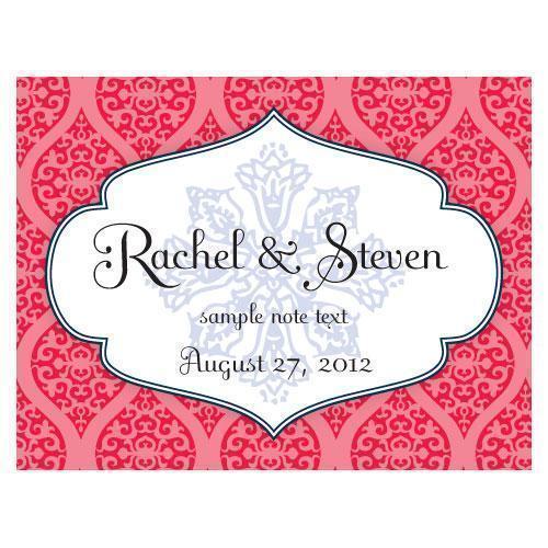 Moroccan Note Card Ruby (Pack of 1)-Table Planning Accessories-Ruby-JadeMoghul Inc.