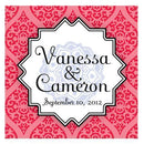 Moroccan Square Tag Ruby (Pack of 1)-Wedding Favor Stationery-Lemon Yellow-JadeMoghul Inc.