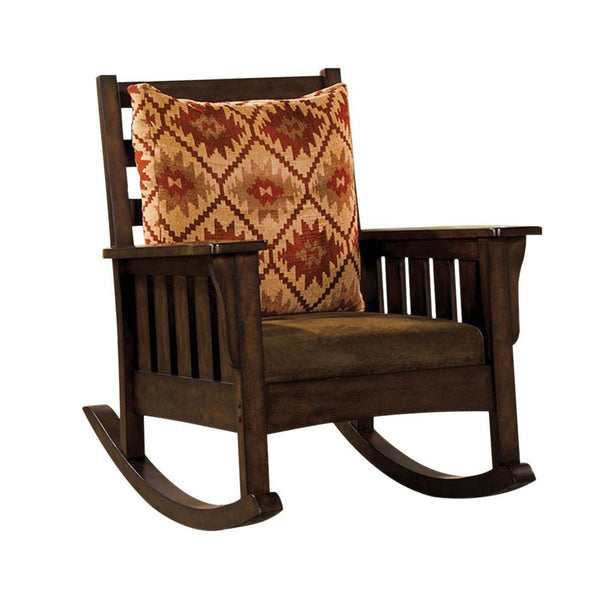 Morrisville Traditional Accent Chair, Dark Oak-Armchairs and Accent Chairs-Dark Oak-Fabric Solid Wood & Others-JadeMoghul Inc.