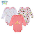 Mother Nest 3 PcsLot Baby Romper Infant Romper Long Sleeve Jumpsuit Romper 12 Colors Brand Baby Girl Boy Clothing Christmas-XTCP16305P-3M-JadeMoghul Inc.