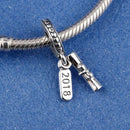 Mother's day 925 sterling silver Graduation Scroll Achievement Trophy Hanging 16 18 50 60 Years of Love charms fit bracelet DIY-DA264-JadeMoghul Inc.