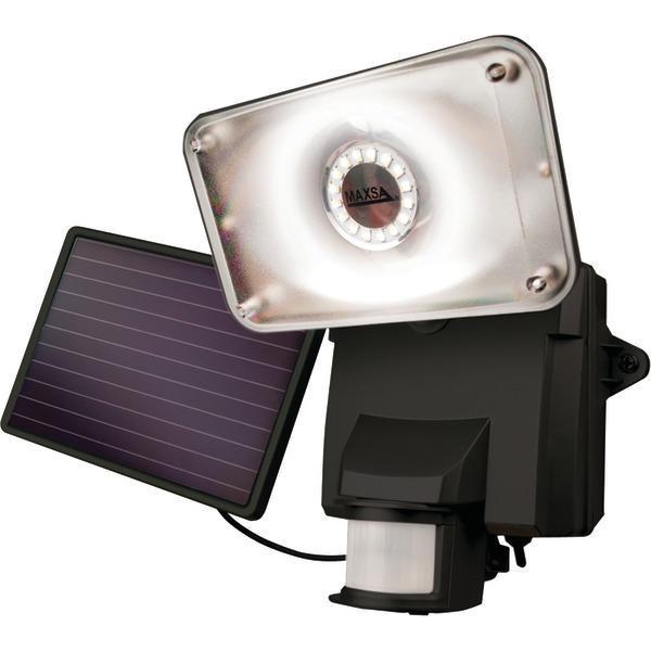 Motion-Activated Solar LED Security Flood Light (Black)-Solar, Motion Detection & Specialty Lights-JadeMoghul Inc.