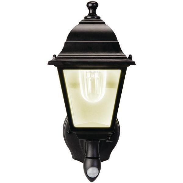 Motion-Activated Wall Sconce (Black)-Solar, Motion Detection & Specialty Lights-JadeMoghul Inc.