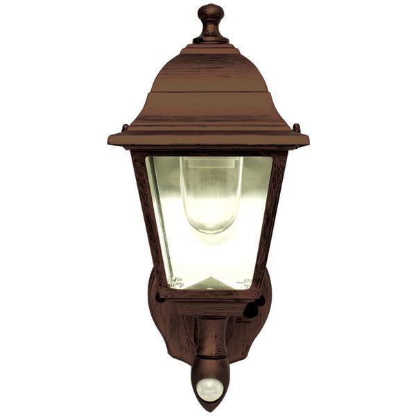 Motion-Activated Wall Sconce (Bronze)-Solar, Motion Detection & Specialty Lights-JadeMoghul Inc.