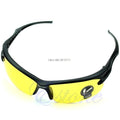 Motocycle UV Protective Goggles Cycling Riding Running Sports Sunglasses New Drop ship-Night Vision Yellow-JadeMoghul Inc.