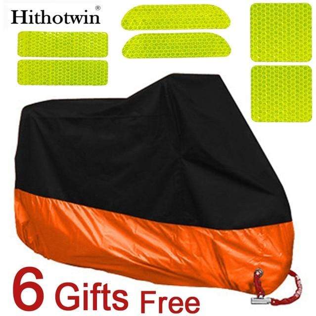 Motorcycle cover universal Outdoor UV Protector Scooter All Season waterproof Bike Rain Dustproof cover M L XL 2XL 3XL 4XL 190T JadeMoghul Inc. 