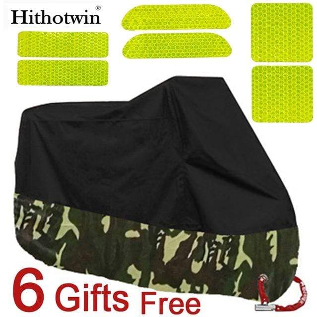 Motorcycle cover universal Outdoor UV Protector Scooter All Season waterproof Bike Rain Dustproof cover M L XL 2XL 3XL 4XL 190T JadeMoghul Inc. 