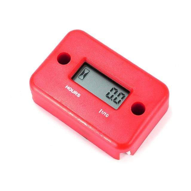 Motorcycle Inductive Digital Waterproof Hour Meter Engine Gauge Hour Meter LCD Display for Bike Motorcycle ATV Boat Offroad JadeMoghul Inc. 