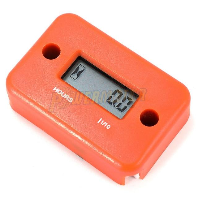 Motorcycle Inductive Digital Waterproof Hour Meter Engine Gauge Hour Meter LCD Display for Bike Motorcycle ATV Boat Offroad JadeMoghul Inc. 